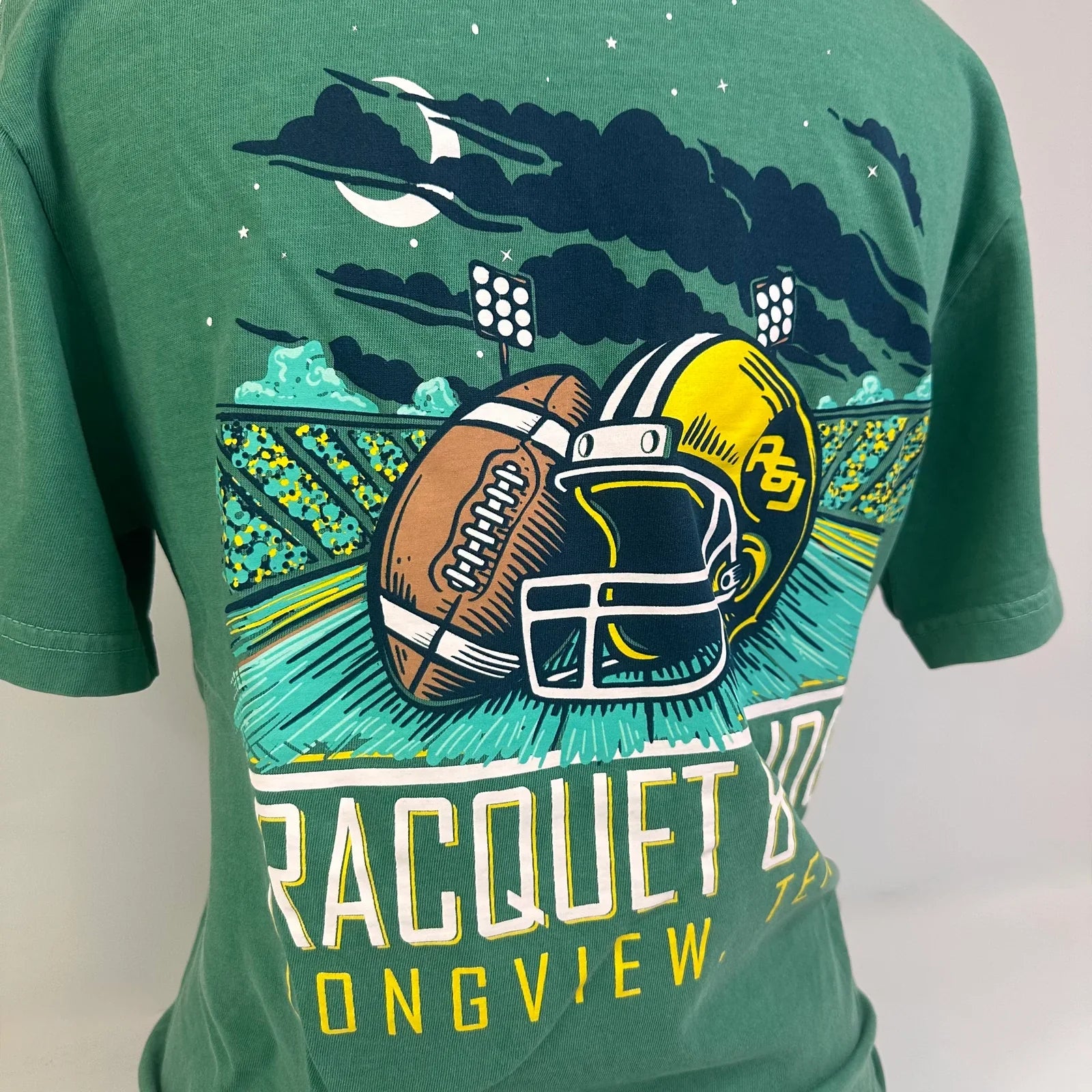 Racquet & Jog Specialty Football Tee