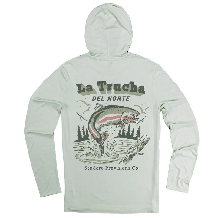 Sendero Men's Yucatan Bamboo Hoodie Tech Shirt