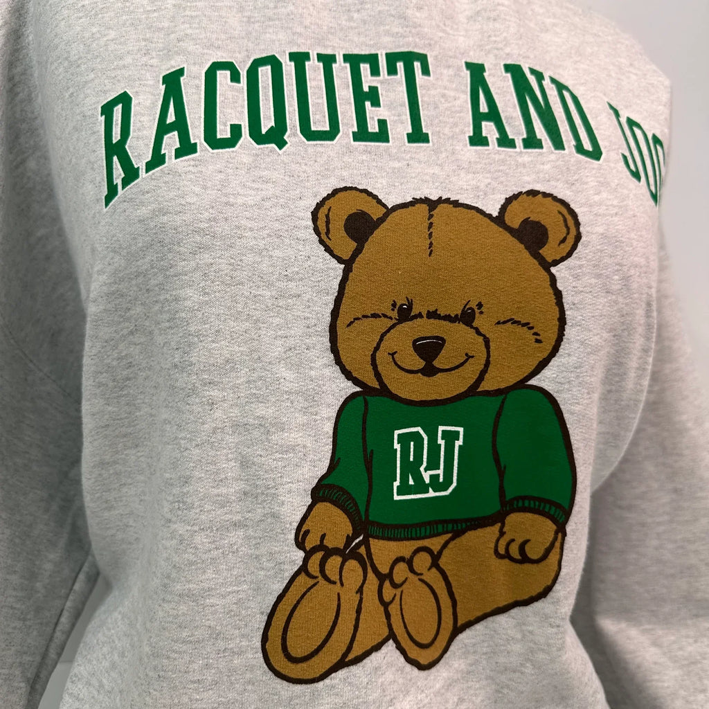 Racquet & Jog Teddy Bear Crewneck
