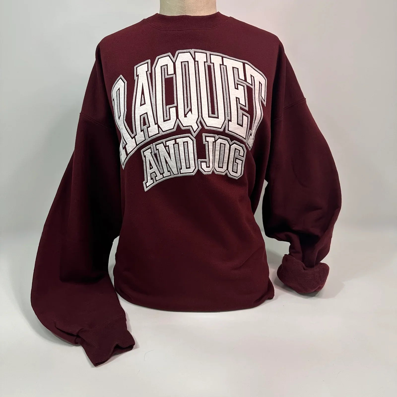 Racquet & Jog Varsity Arch Crewneck