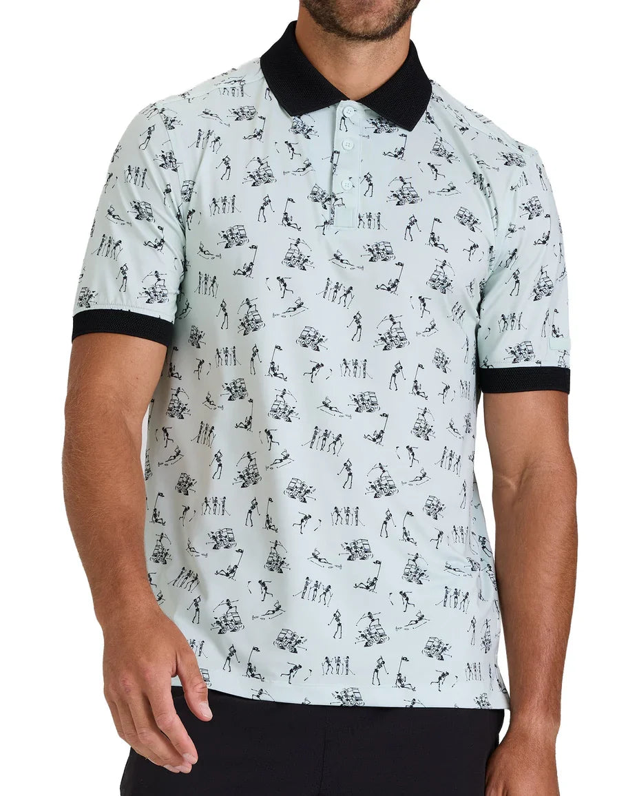 Bad Birdie Men's Bad Habits Polo