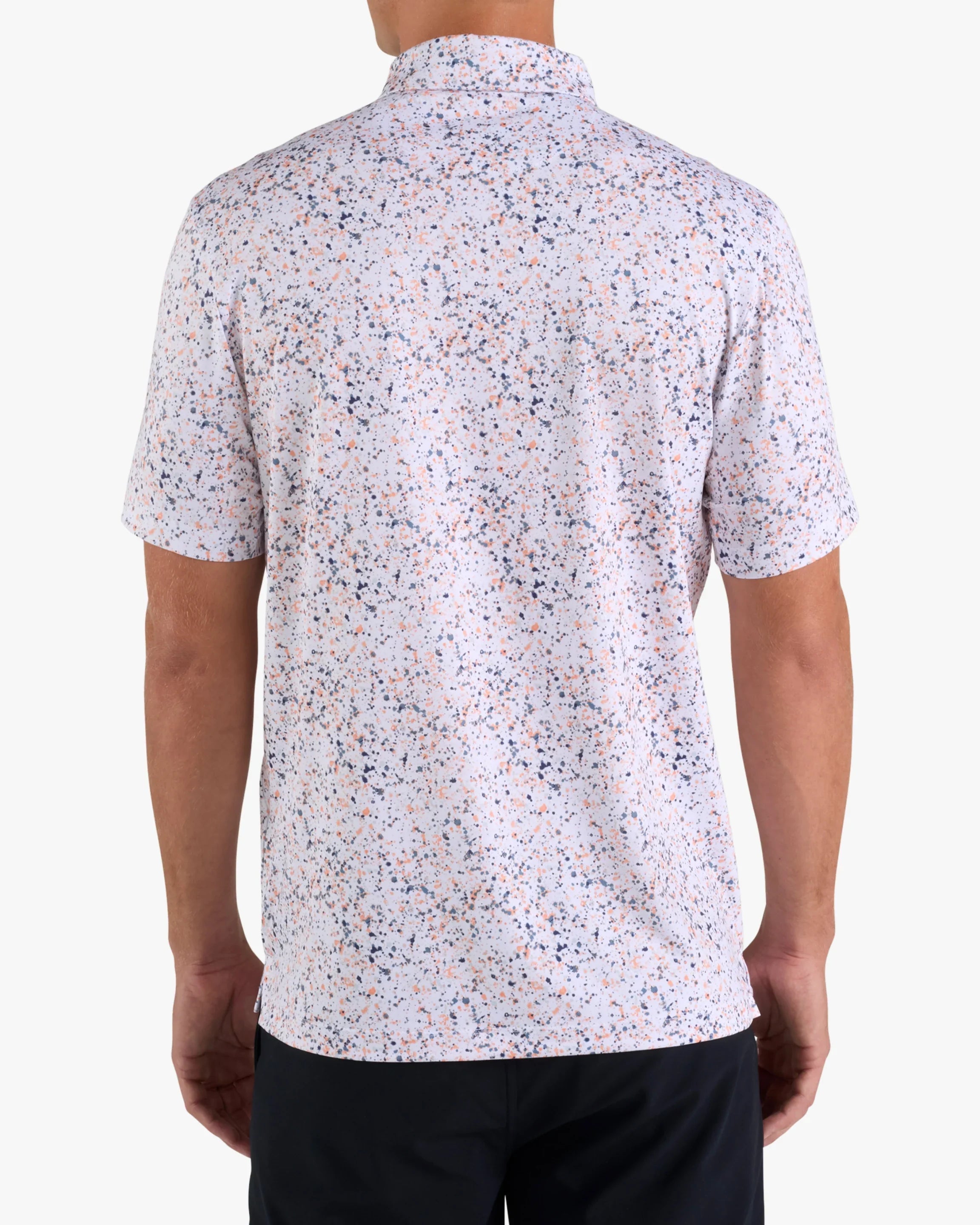 Bad Birdie Men's Paint Splatter Polo