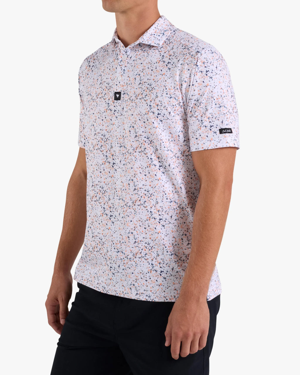 Bad Birdie Men's Paint Splatter Polo
