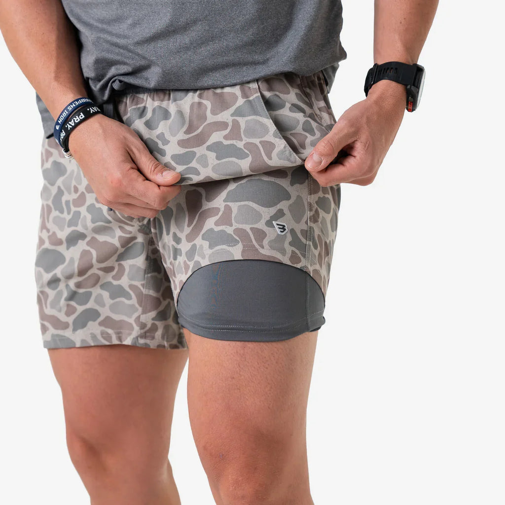 Burlebo Men's Athletic Shorts 5.5"