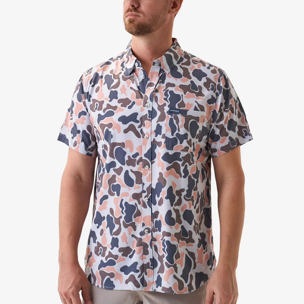 Burlebo Men's Performance Button Up