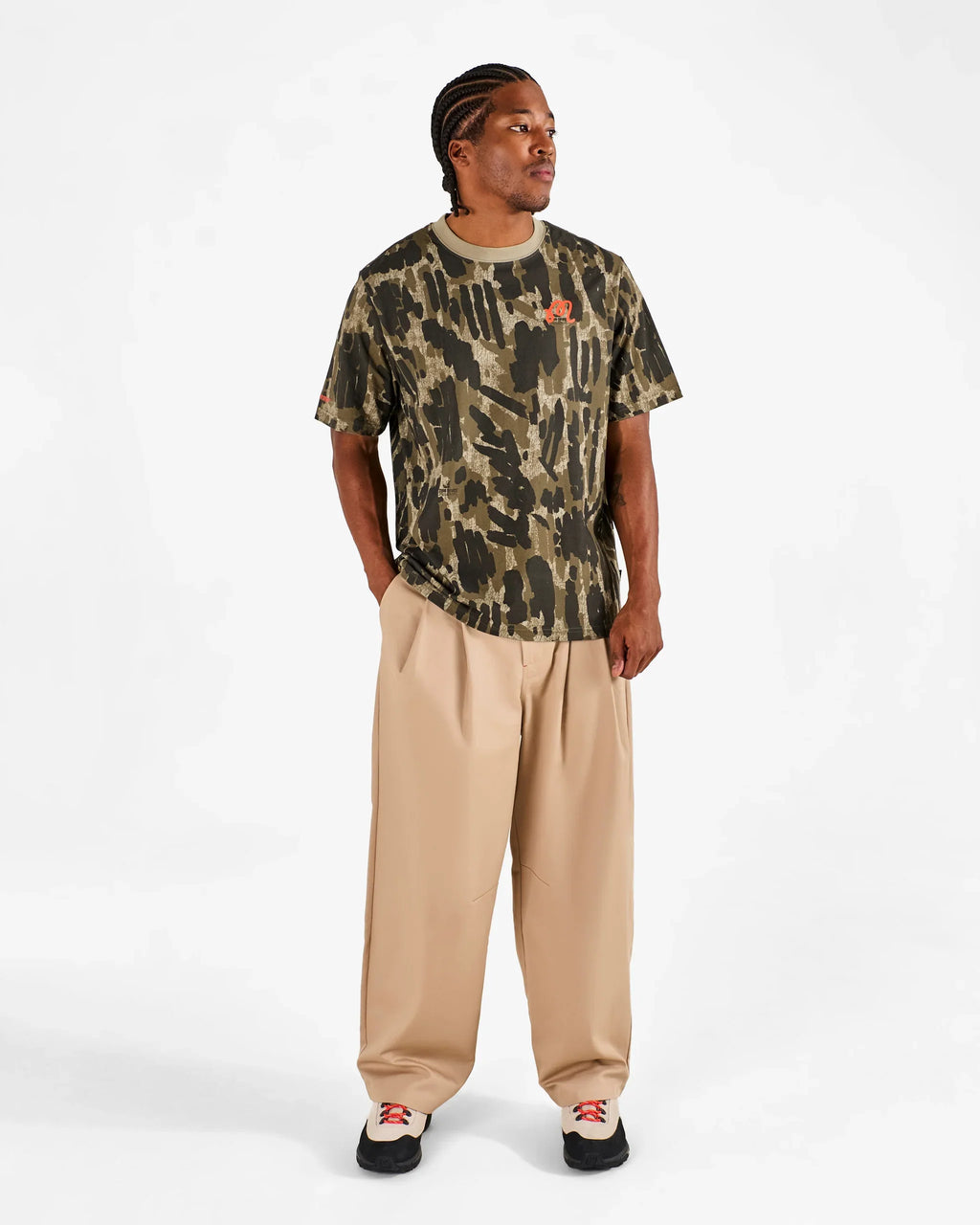 Malbon Men's Bermuda Tour Divot Camo Tee