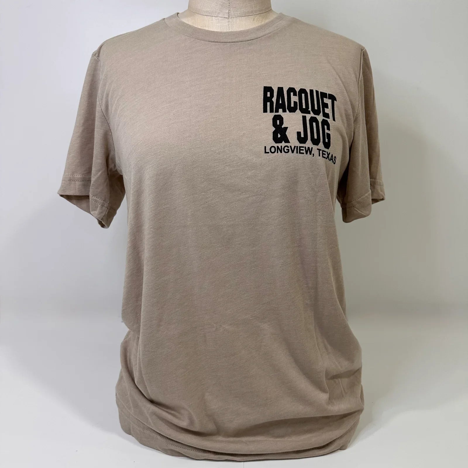 Racquet & Jog Old School Tri-Blend Tee (Short Sleeve)